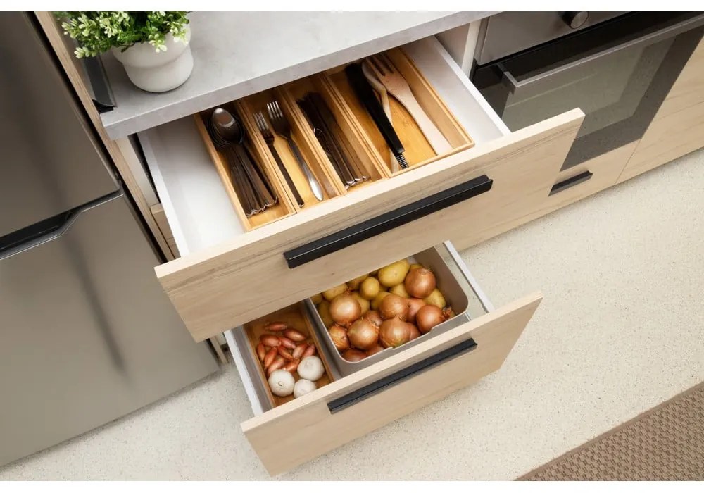 Woody bambusz rendszerező, 30 x 15 x 6,35 cm - Compactor