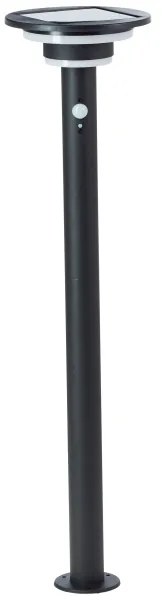 Brilliant - LED Napelemes lámpa érzékelővel GARVINA LED/3W/3,7V 85 cm IP44 fekete