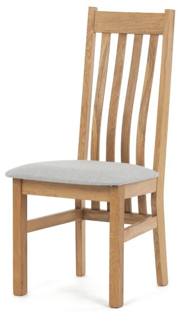 Natúr Tömörfa Étkezőszék, Ezüst Üléssel. C-2100 SIL2