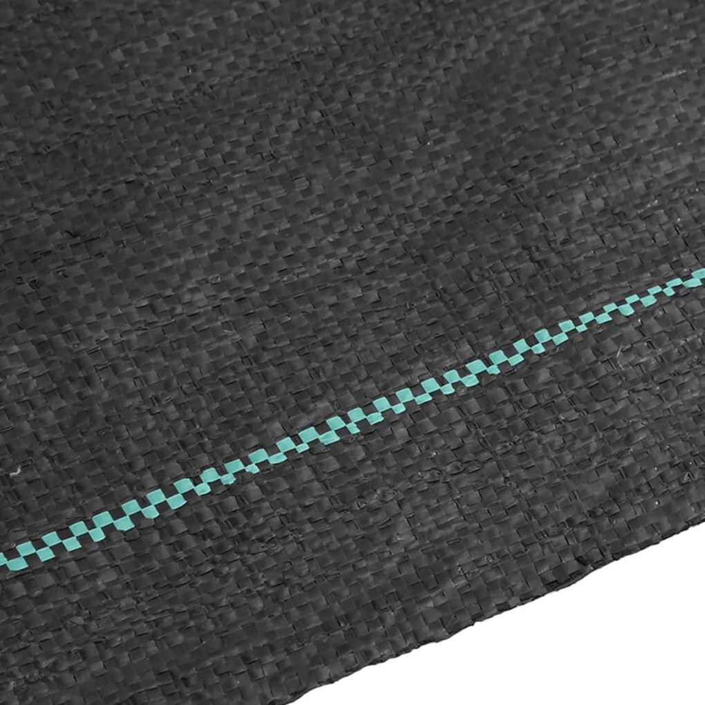 fekete PP talajtakaró membrán 1,5x10 m
