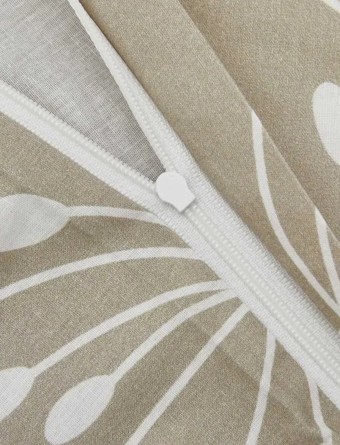 Renforcé pamut ágyneműhuzat FARAH bézs színű Ágyneműhuzat mérete: 80 x 80 cm | 135 x 200 cm