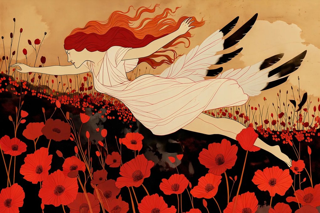 Poszter 91,5x61cm Aura kovácsolt a mezőn