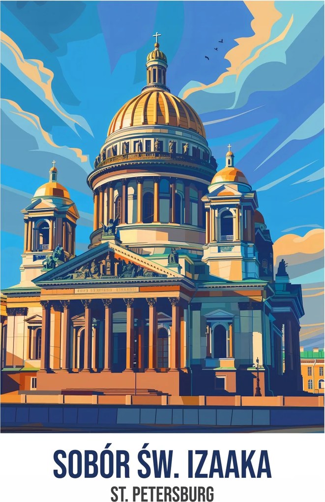 Poszter 64x90cm Szent Izsák zsinat