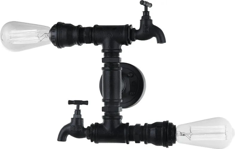 Italux CRILLO MBM-2568_2 BK Fali lámpa 2x40W/E14 IP20