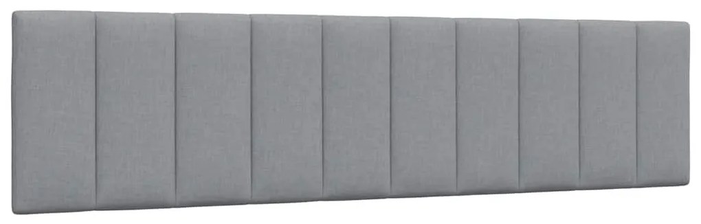 világosszürke szövet fejtámla párna Hanko 200 cm