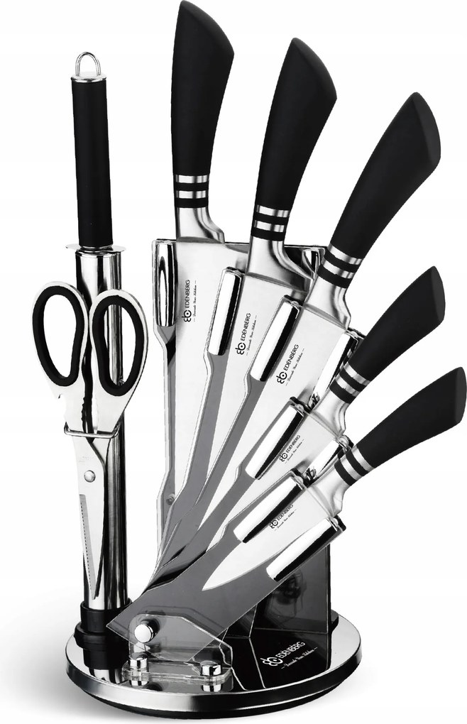 Késkészlet Állványban 8 Részes bárd olló ZL-5111