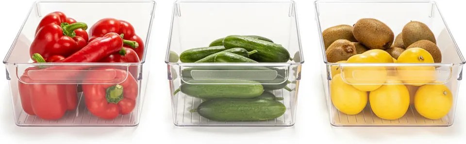 Ételtároló dobozok hűtőbe 3 db