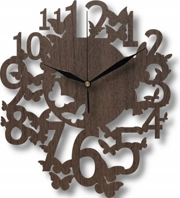 Falióra Fa Dekoratív Tavaszi Pillangók 35 cm