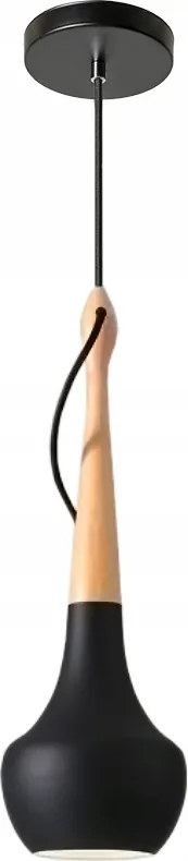 Mennyezeti Lámpa Függeszték Lámpabúra Fém Fekete Loft