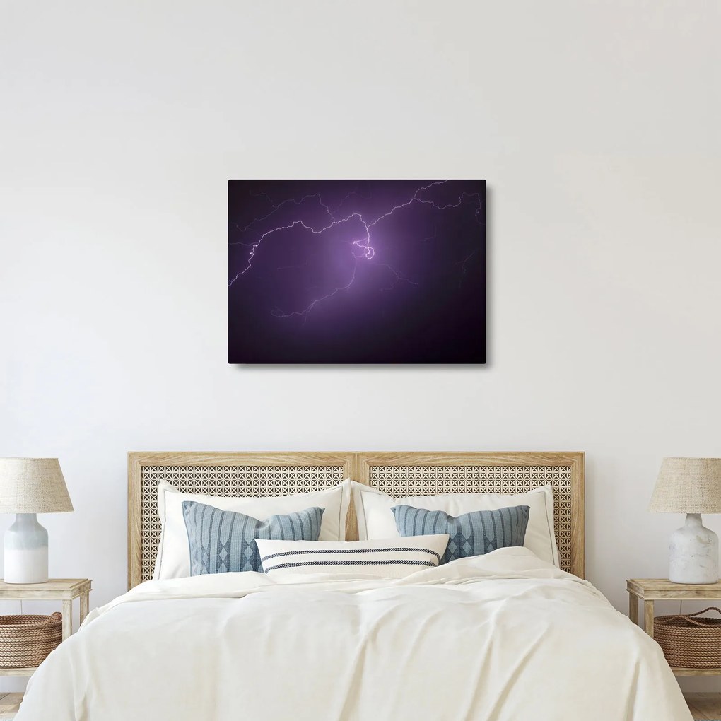 Villámzó égbolt képe (70x50 cm)