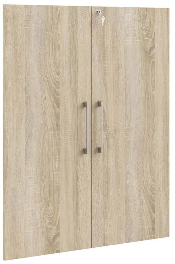 Natúr színű bútorelem - ajtó tölgyfa dekorral 84x105 cm Prima – Tvilum