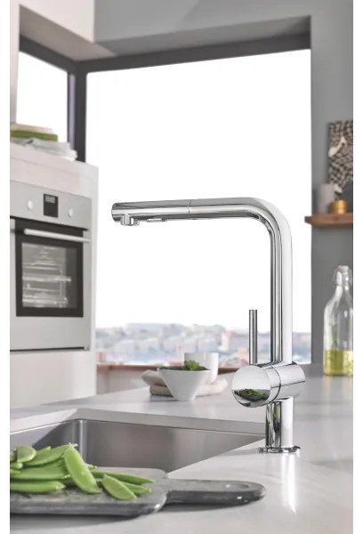 GROHE 30274000 - Mosogatócsaptelep L-kifolyóval, fényes króm