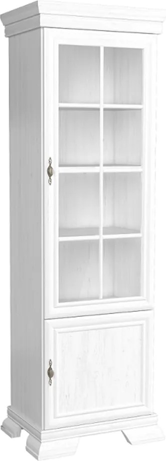 Vitrines szekrény KRW1, fenyő andersen, KORA