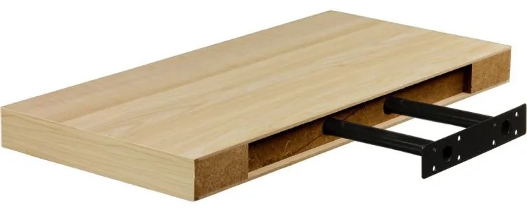 Fali polc STILISTA® Volato 90 cm - fa világos