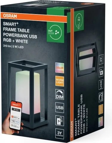 Osram - LED RGBW dimmelhető asztali lámpa okos LED/5W/5V IP44 Wi-Fi