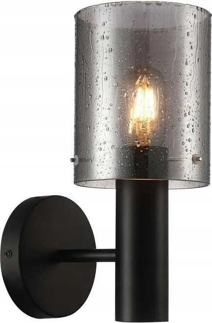 Eső hatású üveg fali lámpa Sardo Rain Italux nappaliba