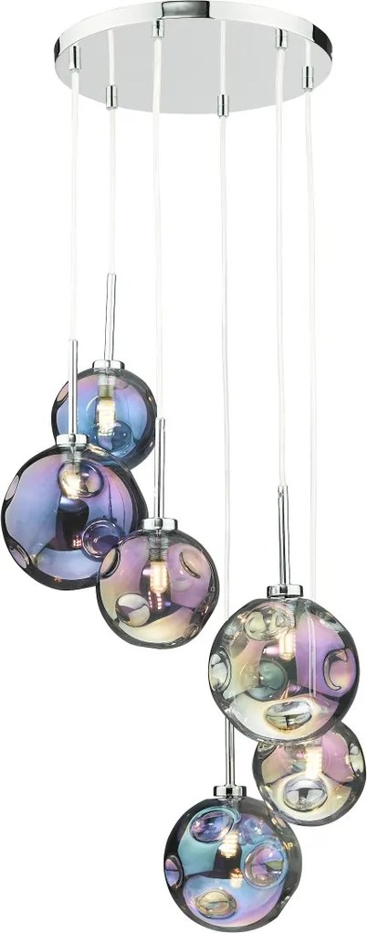 Dar Lighting modern függeszték mira csiszolt króm darmir0655
