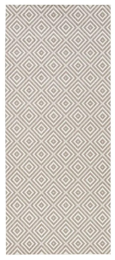 Karo szürke kültéri futószőnyeg, 80 x 200 cm - NORTHRUGS