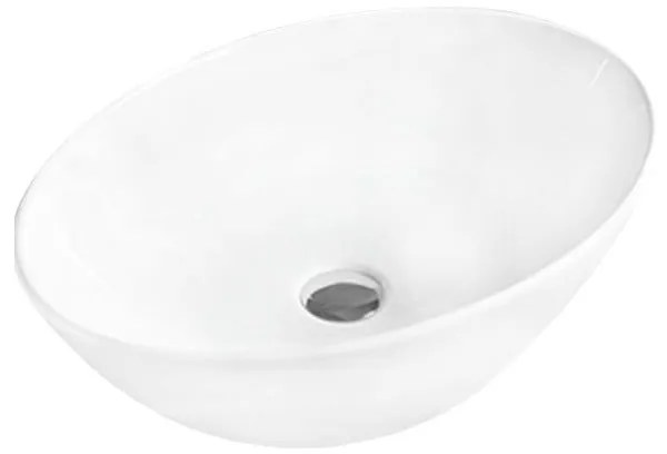 Mexen Marina pult mosdó 56 x 38 cm, fehér - 21195600