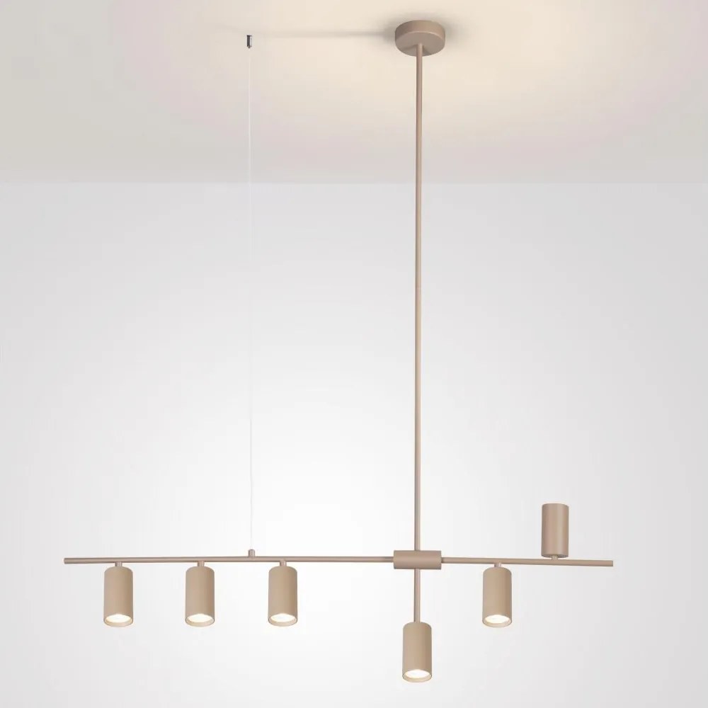 Brilagi - CRANE kábeles csillár 6xGU10/30W/230V bézs