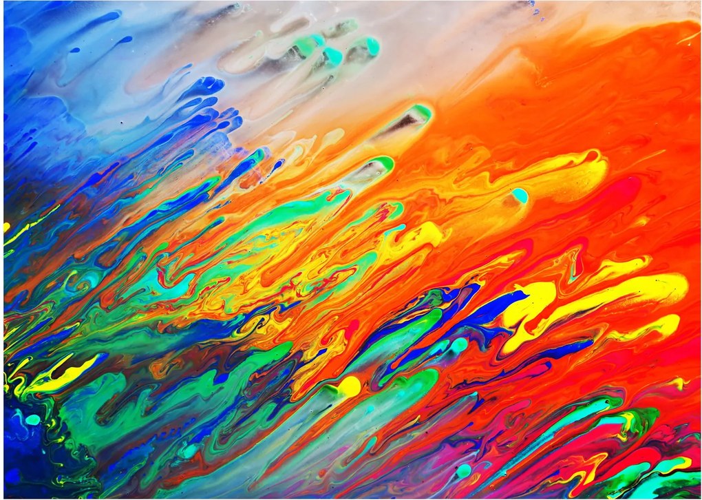 Kép - Színes absztrakció (70x50 cm)