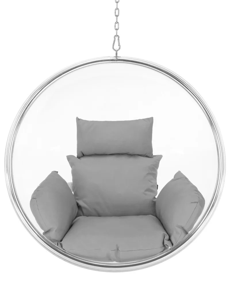 Bubble ezüst-szürke függőfotel