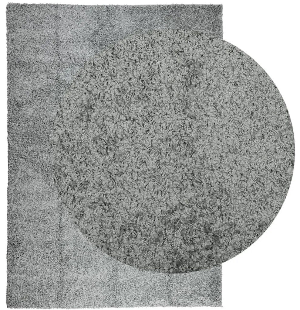 PAMPLONA zöld magas szálú bolyhos modern szőnyeg 240 x 340 cm