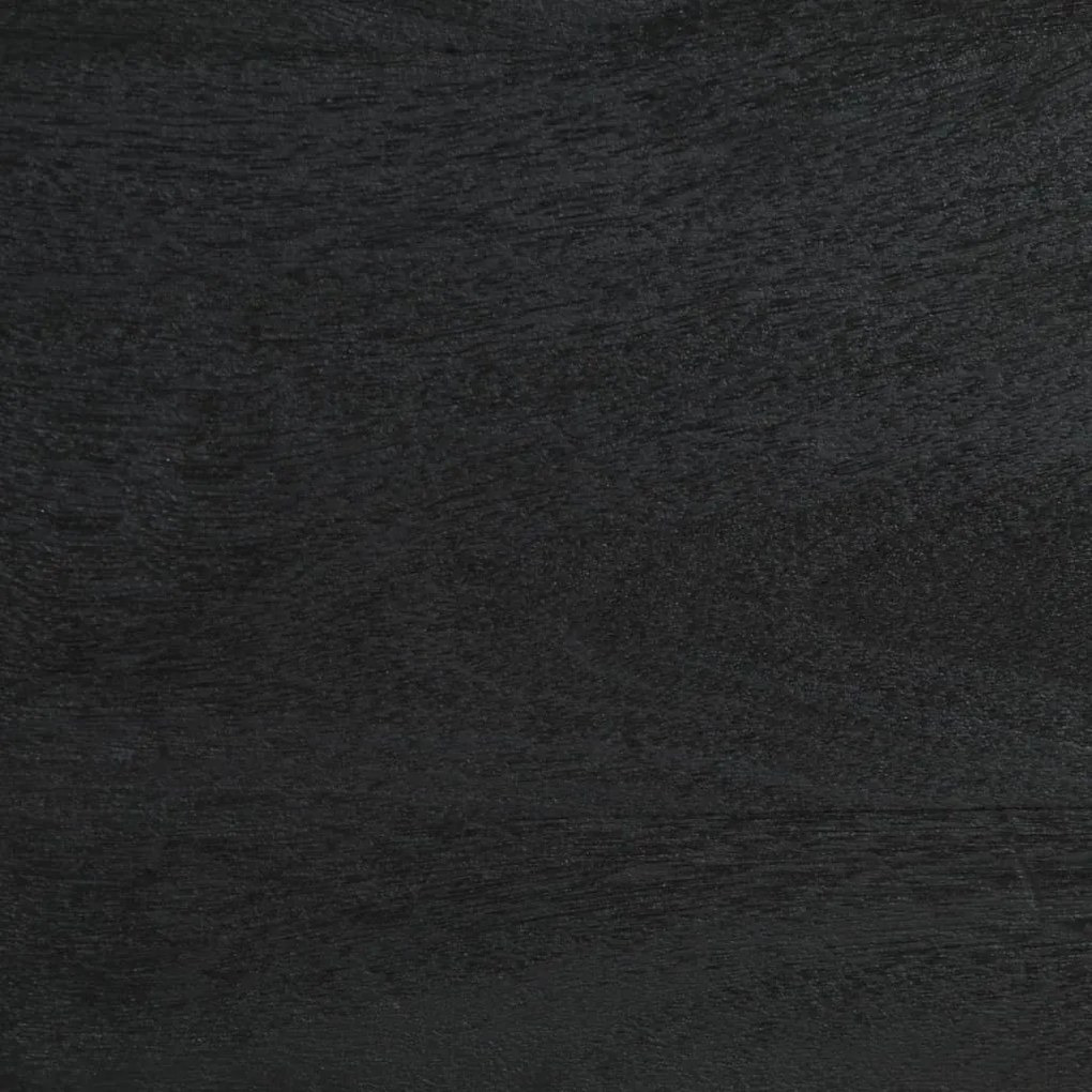 fekete szerelt fa dohányzóasztal 80 x 54 x 40 cm