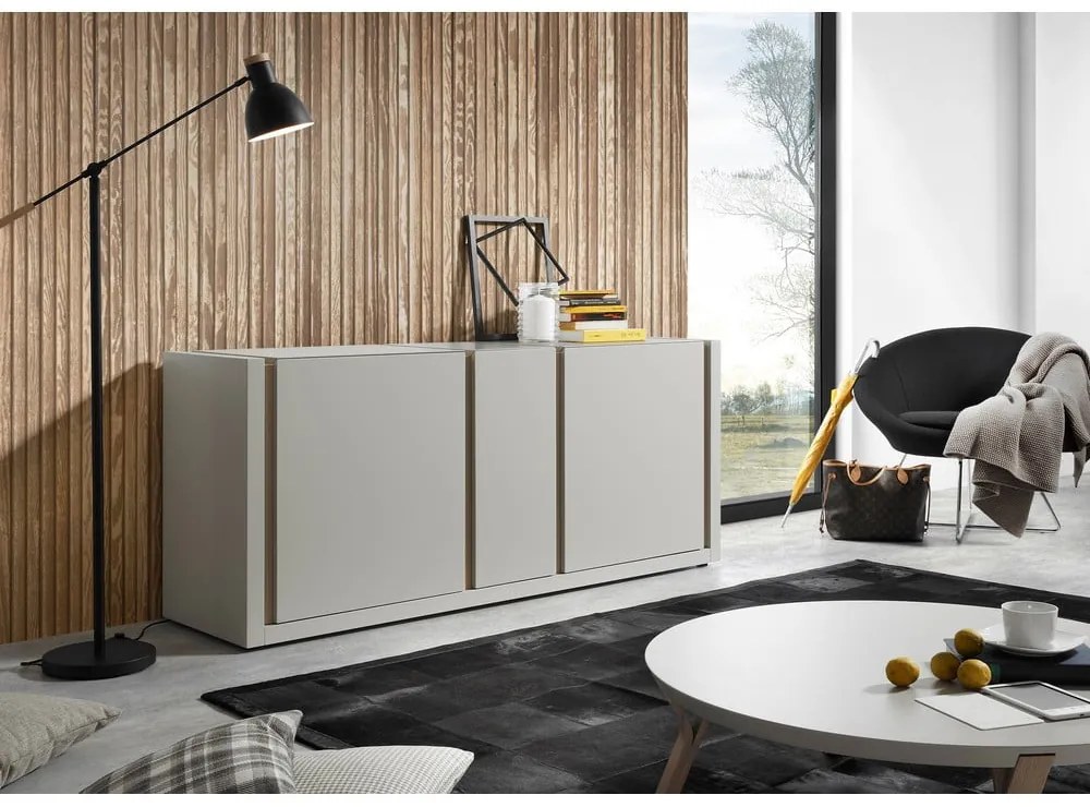 Solid fehér dohányzóasztal, ⌀ 90 cm - Kave Home