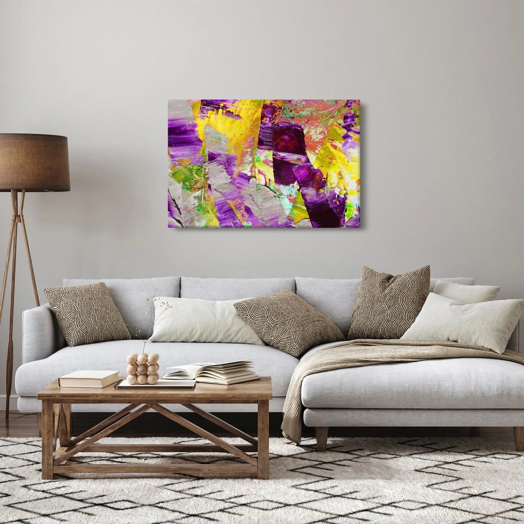 Absztrakció kép - festmény (90x60 cm)