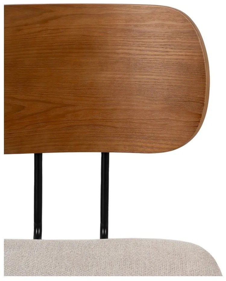 Barna-krémszínű étkezőszék szett 4 db-os Cleo – Ixia