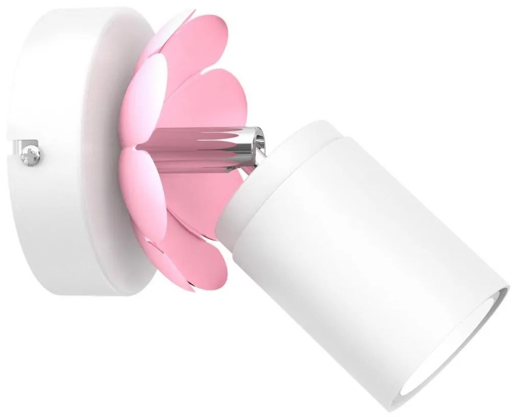 Luminex Fali spotlámpa FLOWER 1xGU10/8W/230V fehér LU3875