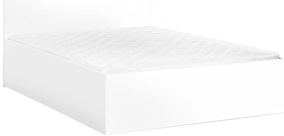 SOFIA ágy 160 x 200 cm, fehér Ágyrács: Léces ágyrács, Matrac: Deluxe 10 cm matrac