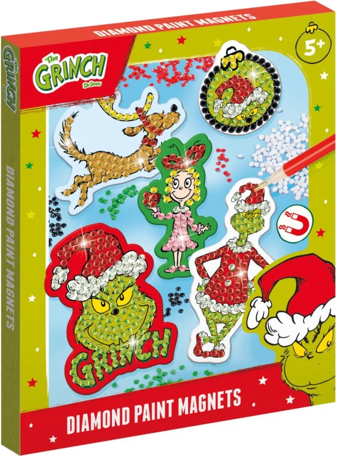 A Grincs Dr Seuss gyémántszemes mágneses szett