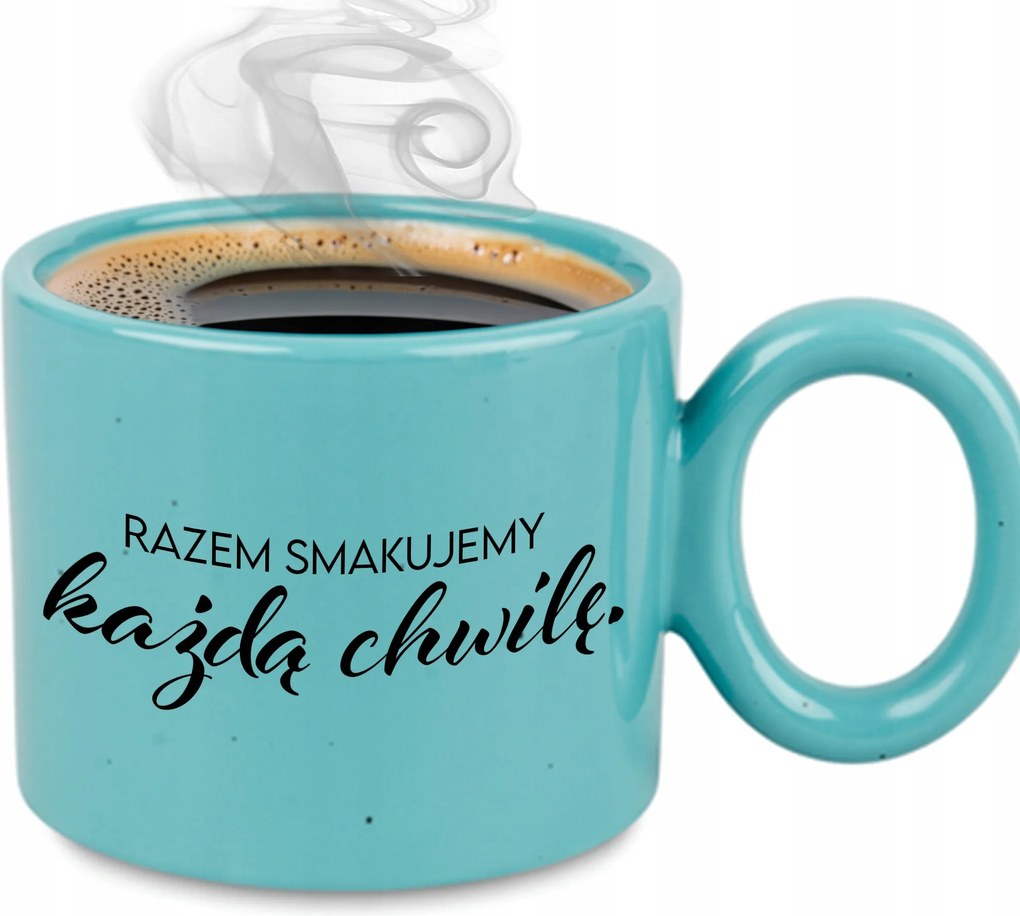 XXL Türkiz Bögre Pároknak Ajándék Évforduló Együtt Ízlelünk Minden Pillanatot