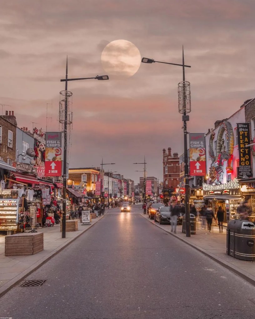 Poszter 40x50cm Camden főutca, Assaf Frank