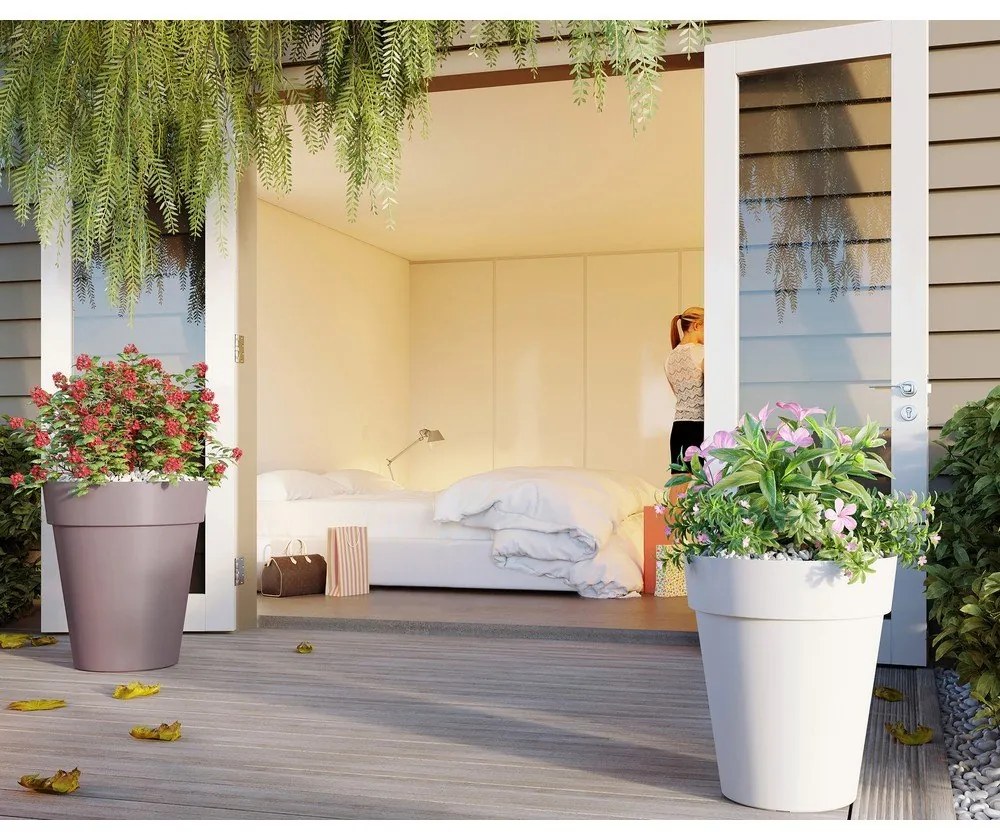 Újrahasznosított műanyag virágcserép ø 40 cm Capri – Artevasi