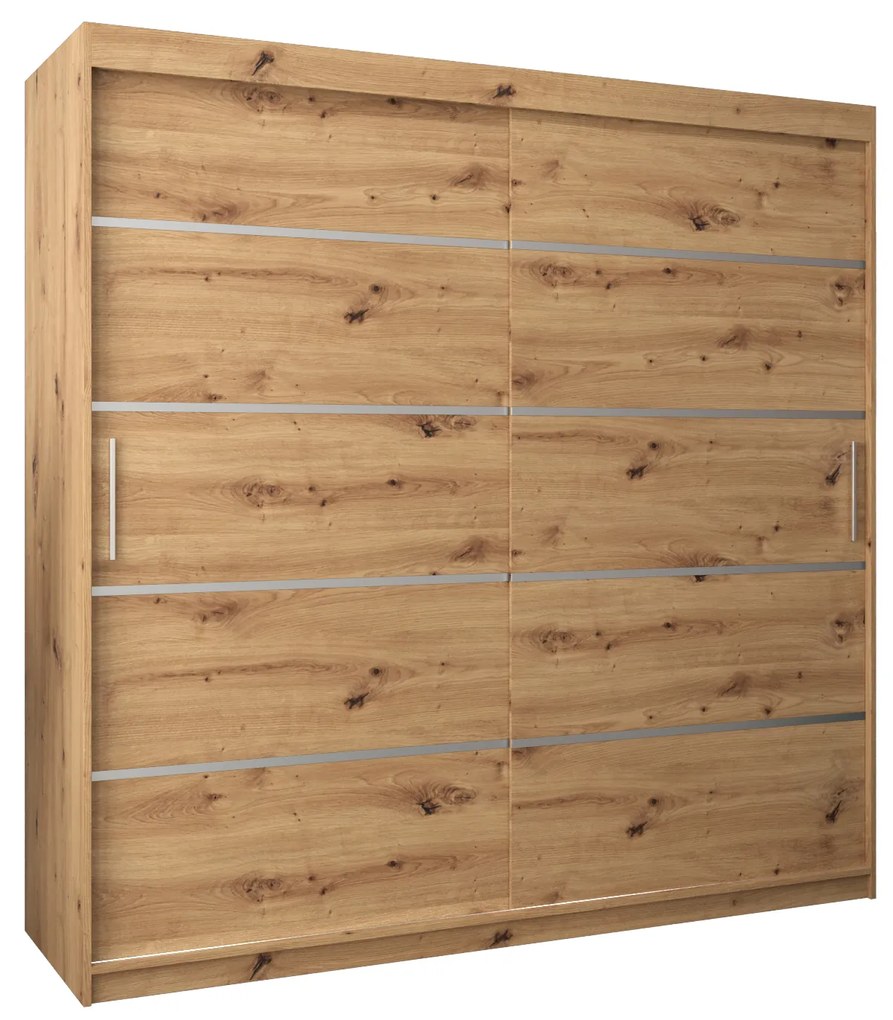 Ruhásszekrény 200 cm Verika 1 200 (artisan tölgy). 1063728