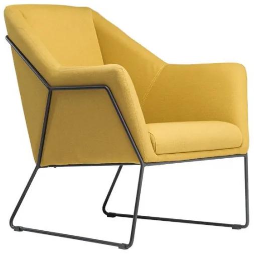 GENOVA modern fotel - szürke/sárga/beige/zöld/kék