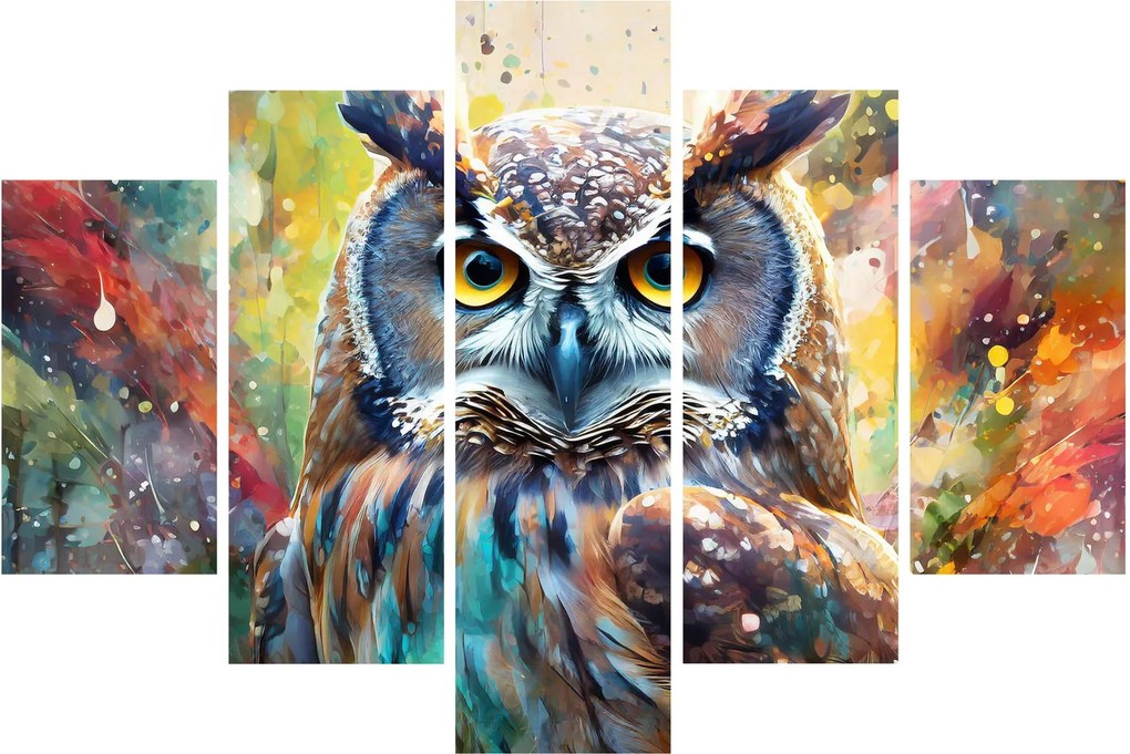 Kép - Egy bagoly festménye (150x105 cm)