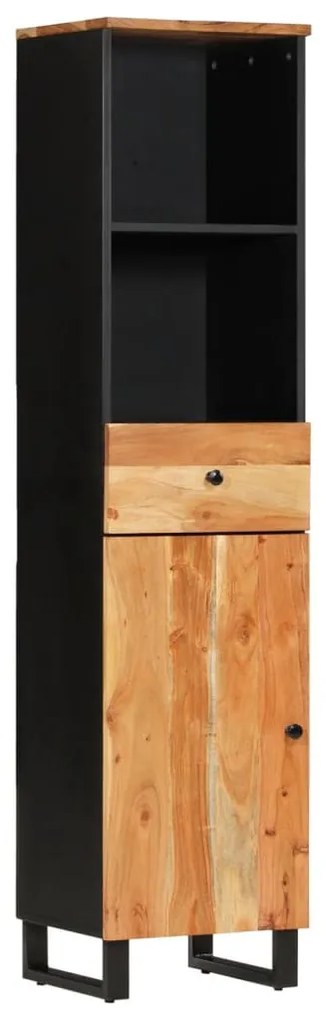 tömör akácfa fürdőszobaszekrény 38 x 33 x 160 cm