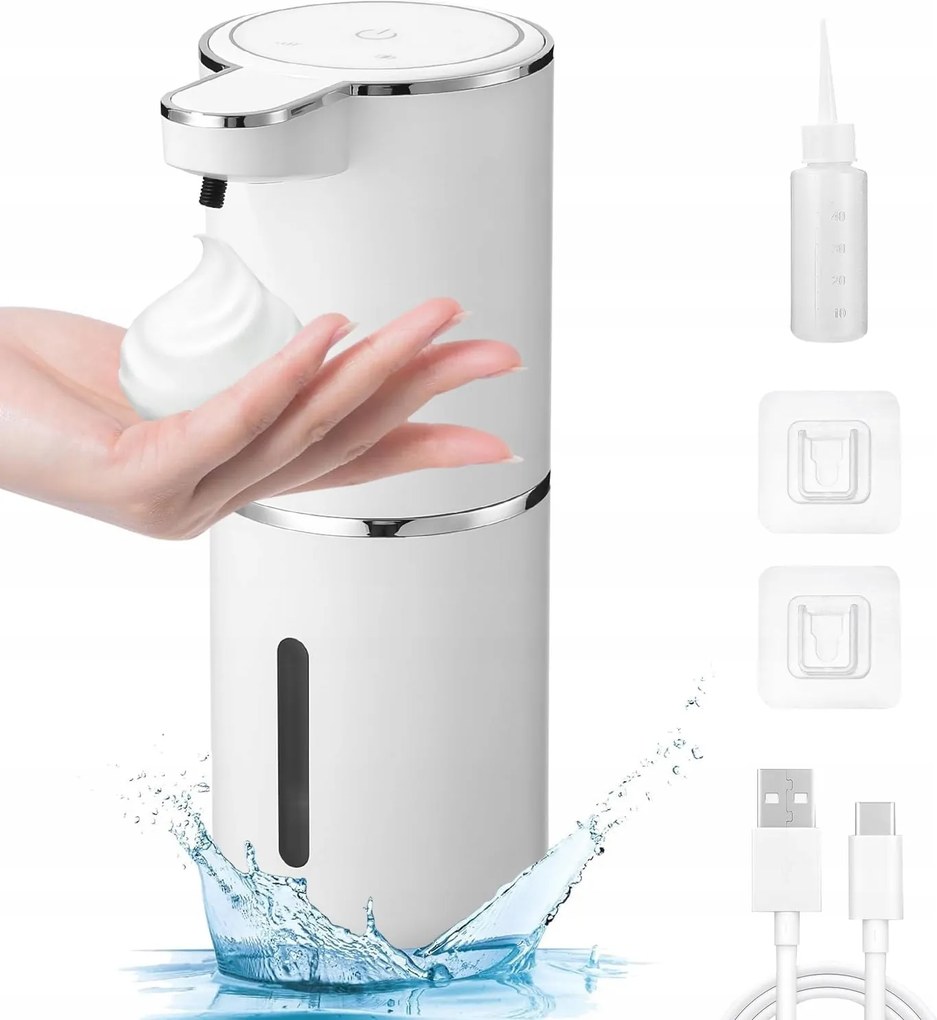 Nagy érintésmentes automata habszappan adagoló habszivacs adagoló USB-vel