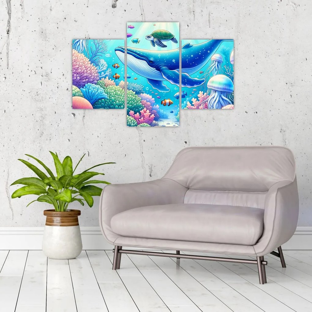 Kép – Víz alatti világ (90x60 cm)