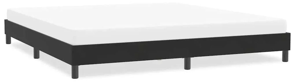 vidaXL ágykeret matrac nélkül Fekete 200x210 cm Bársony