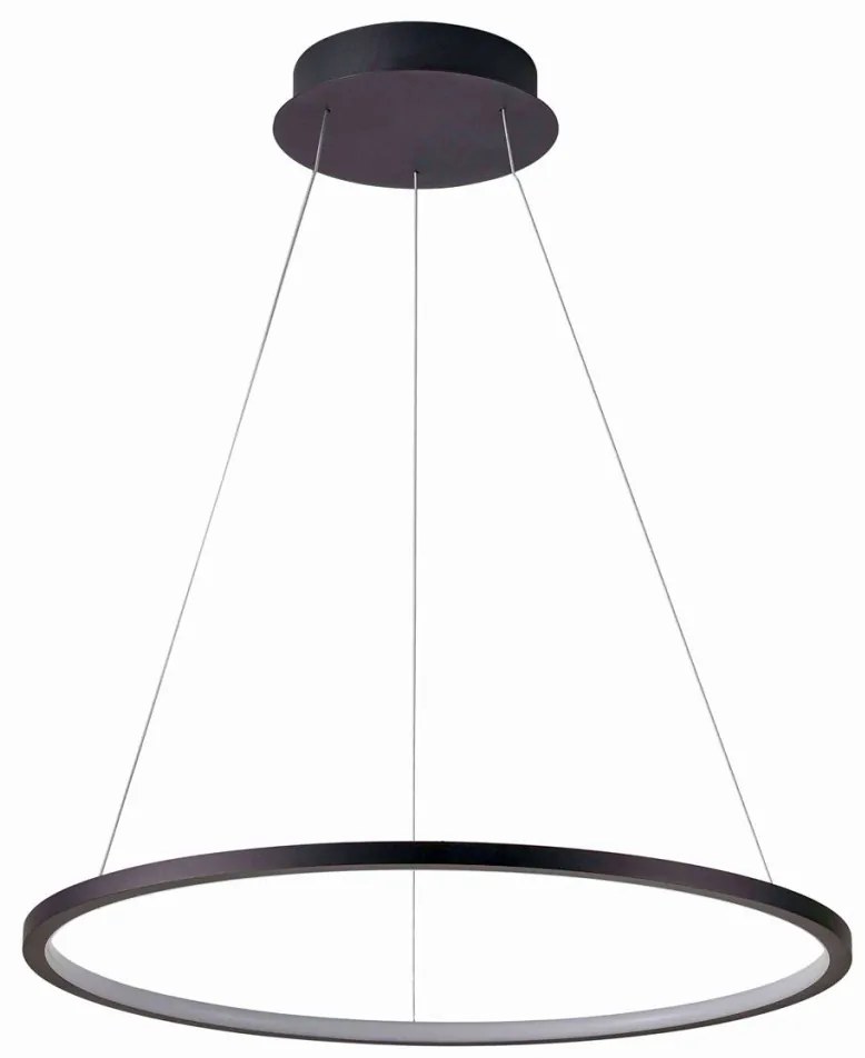 Italux Vinola PND-56135B-100RPC-BK-3KS4K-TRDIMM Függőlámpa 1x58W/LED 3000K|4000K 4640lm IP20