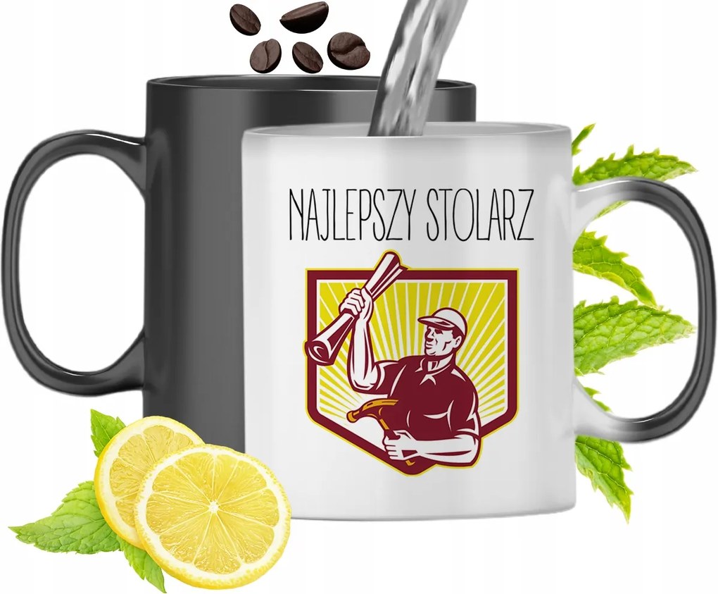 Mágikus Bögre Asztalosoknak Színváltós Nyomtatott Fényképpel