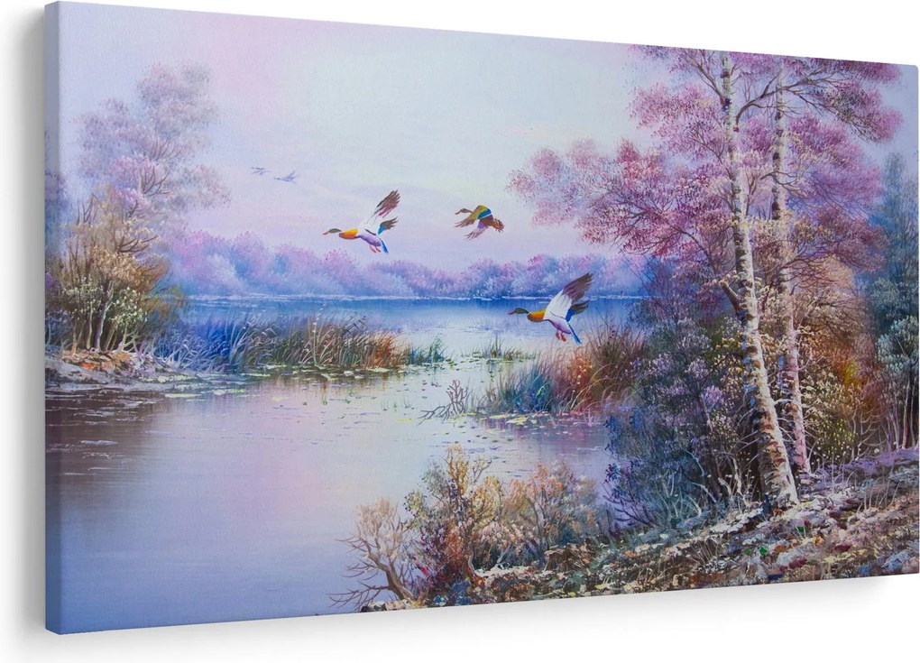Kép - ősz jön, olajfestmény (90x60 cm)
