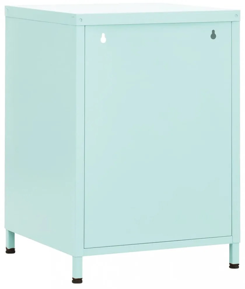 2 db menta acél éjjeliszekrény 35 x 35 x 51 cm