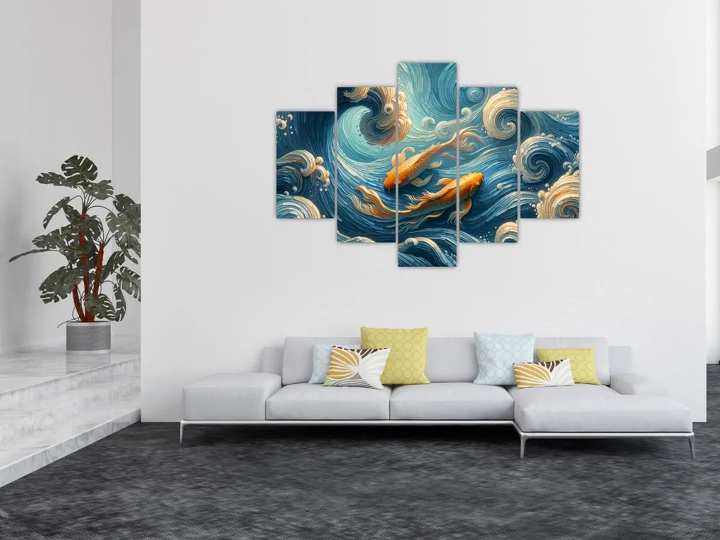 Kép - Aranyhalak (150x105 cm)