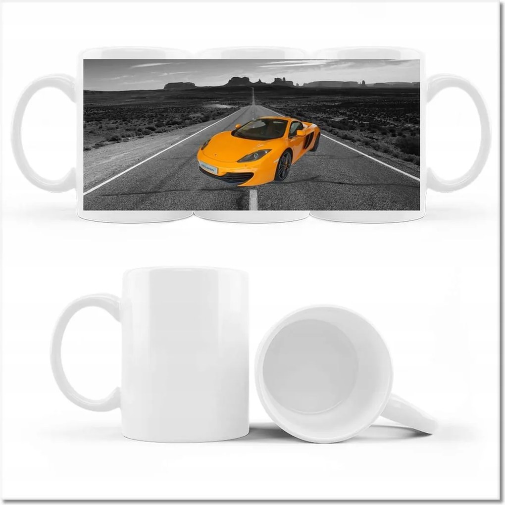 McLaren nyomott mintás bögre sportautó